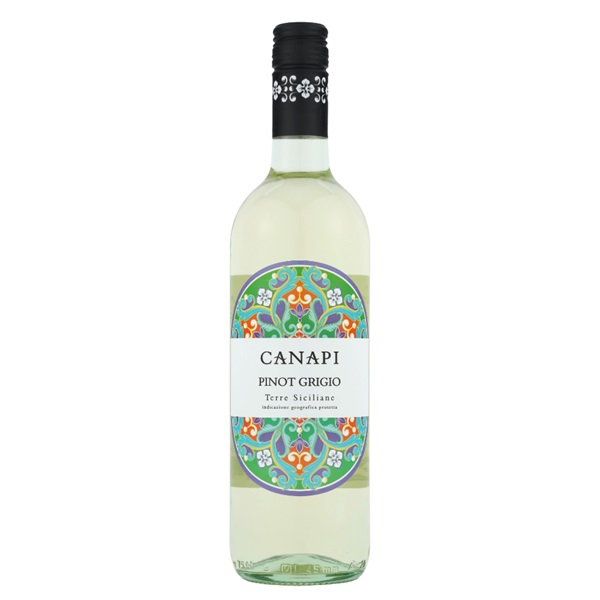 【1本】カーナピィ ピノグリージョ 白 辛口 750ml 12.5%《tws》