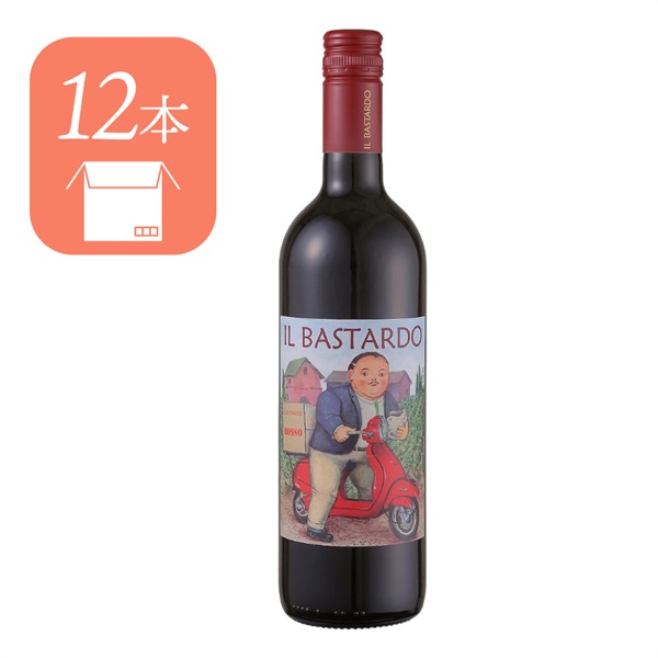 【ケース/12本】イル バスタルド ヴィーノロッソ 赤 ミディアム 750ml 13% 《tws》