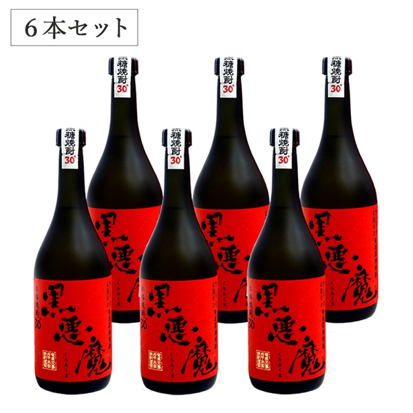 黒悪魔(黒糖) 720ml 6本セット